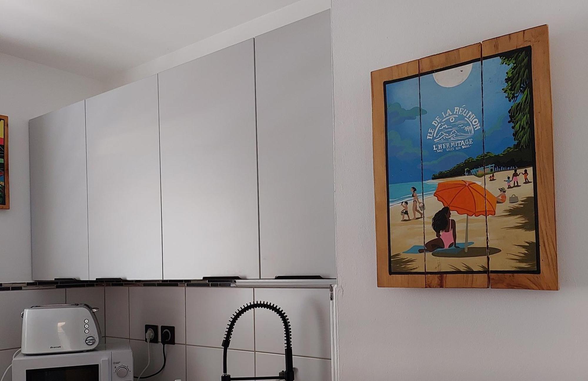 Beau T3 Litchi Vue Ocean Piscine Apartment Saint-Gilles Les Bains Exterior photo